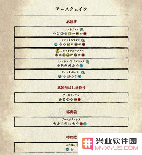 侍魂晓手机版出招表