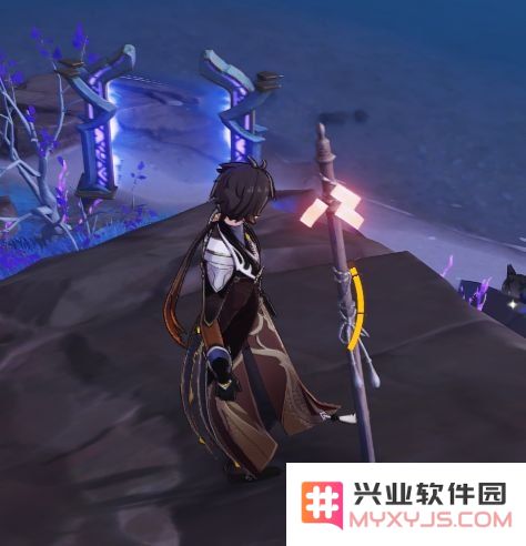 原神镇石第四处如何上去