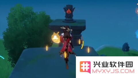 原神钟离点亮附近的方碑