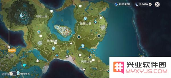 原神蒙德所有地灵龛位置