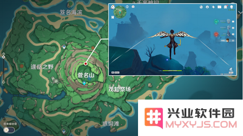 原神鹤观壁画的位置