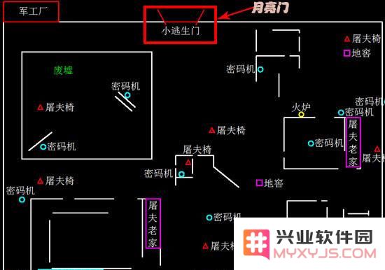 第五人格逃生门位置