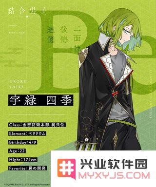 结合男子游戏人物介绍