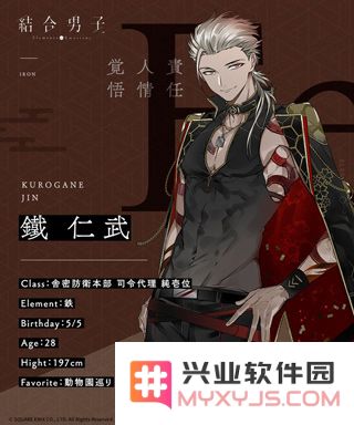 结合男子游戏人物介绍
