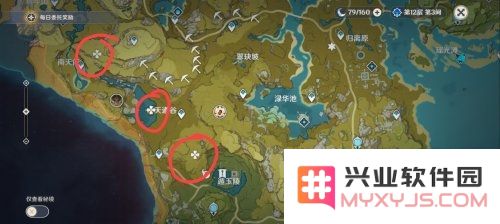 原神璃月卡海底位置