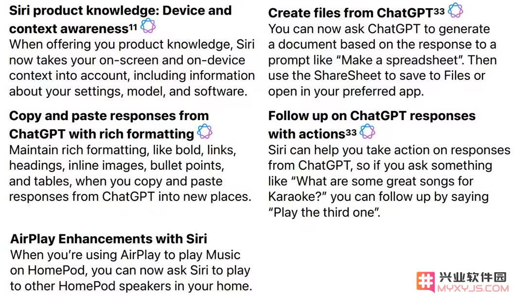 苹果iOS 26 迎来 Siri 重大升级：更智能的上下文感知，更强大的 ChatGPT 整合